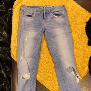 American eagle ripped jeans
